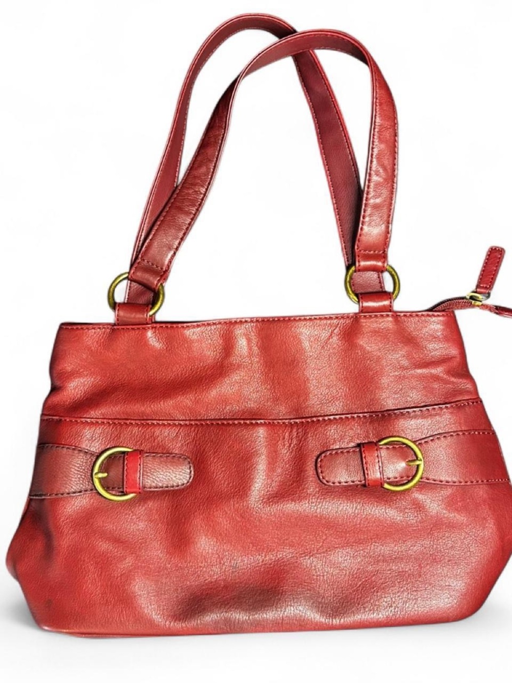 Vintage Cherry Red St. John’s Bay Shoulder Bag ♥️